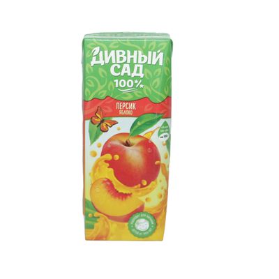 Нектар Дивный Сад яблочно-персиковый 0,2л тетрапак АКЦИЯ 25+2